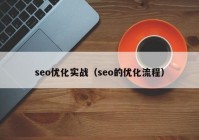 seo优化实战（seo的优化流程）