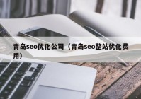 青岛seo优化公司（青岛seo整站优化费用）