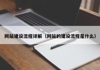 网站建设流程详解（网站的建设流程是什么）