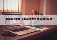 巢湖seo优化（巢湖搜索引擎seo的公司）