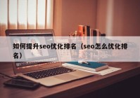 如何提升seo优化排名（seo怎么优化排名）