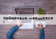 可信小程序开发公司（小程序app开发公司）